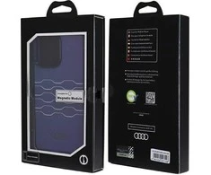 Audi IML MagSafe Dėklas Apple iPhone 14 Pro Max 6.7″ mėlynos spalvos hardcase AU-IMLMIP14PM-A6/D3-BE