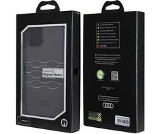 Audi IML MagSafe Dėklas Apple iPhone 15 Plus / 14 Plus 6.7″ juodos spalvos hardcase AU-IMLMIP15M-A6/D3-BK