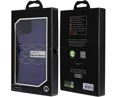 Audi IML MagSafe Dėklas Apple iPhone 15 Plus / 14 Plus 6.7″ mėlynos spalvos hardcase AU-IMLMIP15M-A6/D3-B