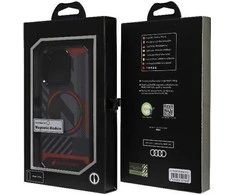 Apple iPhone 15 Pro Audi dėklas IML Sport MagSafe Case (AU-IMLMIP15P-RSQ/D2-BK) juodos spalvos