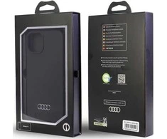 Audi telefono dėklas iPhone 11 AU-LSRIP11-Q3/D1-BK juodas hard telefono dėklas Silikoninis