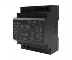 Aukščiausios kokybės DIN bėgelio maitinimo šaltinis Eco Light EC61287 24V DC 100W 220-240V AC plastikinis korpusas IP20