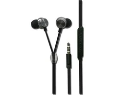 2GO In-Ear Stereo Ausinės "Luxury" Zipper-Style, Juodos spalvos