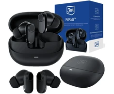 Ausinės 3mk FitPods BT 6.0 juoda