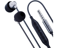 Ausinės 3mk su laidu Earphones 3,5mm juodos
