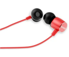 Ausinės Aiwa Įstatomos į ausis (į ausis įkišamos tipo) ausinės AIWA ESTM-30RD 99dB 16ohm Raudona