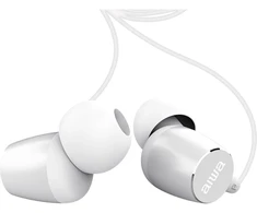 Ausinės Aiwa Įstatomos į ausis (į ausis įkišamos tipo) ausinės AIWA ESTM-20WT 105dB 16ohm Balta
