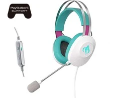 Ausinės Asus TUF Gaming H1 Gen II Hatsune Miku Edition balta
