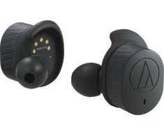 Audio-Technica SonicSport belaidės ausinės, Juodos spalvos