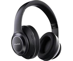 AWEI Ant ausų uždedamos Bluetooth ausinės (A300BL) juodos spalvos