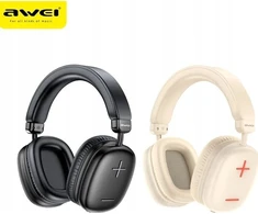 Ausinės Awei AT6 Bluetooth Ant ausų uždedamos Ausinės Juodas/Juodas
