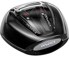Ausinės Awei Ausinės Bluetooth 5.3 T25 Tws + Doko stotelė Juodas/Juodas