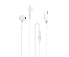 AWEI Stereo USB-C ausinės (PC-1T) baltos spalvos