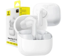 Ausinės Baseus Bass BP1 NC In-Ear TWS Moon Baltas