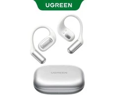 UGREEN FitBuds WS213 belaidės „Bluetooth 6.0“ ausinės su segtuku (baltos)