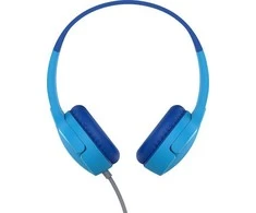 Belkin vaikiškos laidinės ant ausų ausinės su mikrofonu, 3,5 mm jungtimi, 85 dB, AUD004btBL