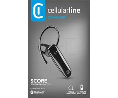 Cellular Line Ausinės Cellularline Score Juoda (BTSCOREK)