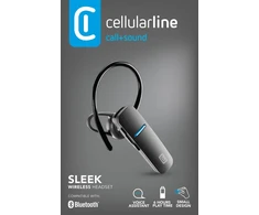 Cellular Line Ausinės Cellularline SLEEK Juodas (BTSLEEKK)