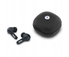 Ausinės Belaidės earphone ENC BMW TWS Leather Metal Logo BMW001137 juodas
