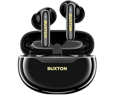 Buxton BTW 7200 Juodas Tuya - į ausis įkišamos belaidės ausinės su įkrovimo dėklu, juodas