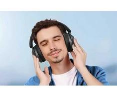 Belaidės ausinės EarFun WavePro - juodos