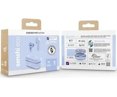 Energy Sistem Senshi Eco belaidės TWS ausinės,  Šviesiai žydros spalvos