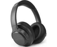 Energy Sistem tylios ANC ausinės su belaidėmis galvos lankeliu, skambučiams / muzikai, USB Type-C, juodos