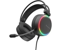 Ausinės Genesis Neon 614 RGB USB juoda