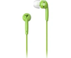 Genius HS-M320 ausinės, przewodowa, žalia, Įstatomos į ausis (į ausis įkišamos tipo) ausinės typ 3.5 mm jack