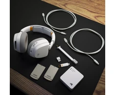 Ausinės Glorious GHS Belaidės InfinitePlay Balta (GLO-A-5-PC-WHT)