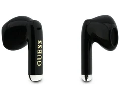 Ausinės Guess TWS Glossy Auksinė Line Classic juoda