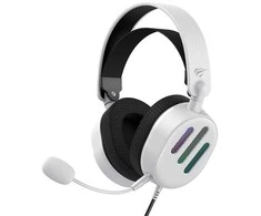 Žaidimų ausinės Havit H2038U RGB (balta)