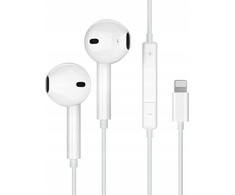 JELLICO su laidu ausinės EP2A Lightning su mikrofonu 1.2M Baltas