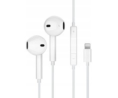 JELLICO su laidu ausinės EP2A Lightning su mikrofonu 1.2M Baltas