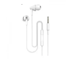 Ausinės Jellico CT-22 Universālas kapsulas į ausis įkišamos austiņas 3.5mm ar mikrofonu un pulti 1.2m kabelis Melna