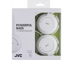 Lengvos Ausinės JVC HA-S180WE su "Deep Bass" sistema, baltos