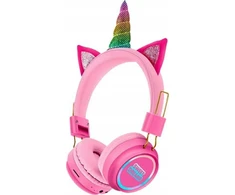 Ausinės Kids Euroswan Ausinės belaidės, Bluetooth, LED Sweet Dreams KL11419