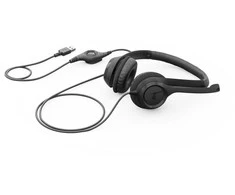 Logitech H390 Laidinės ausinės, USB-C, Juoda