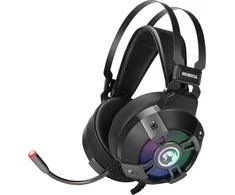 Žaidimų ausinės Marvo HG9015G su USB jungtimi, 7.1 virtualus erdvinis garsas, Juodos