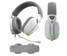 Ausinės su mikrofonu Marvo Pulz 70W 7.1 suround HG9086 WH baltos