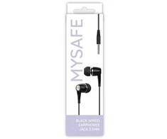 MYSAFE WIRED Ausinės EAR35 JACK 3.5MM Juodas