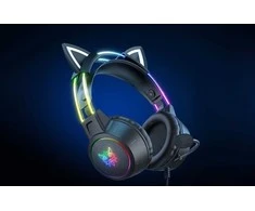 ONIKUMA X15 PRO žaidimų ausinės Cat (juoda)
