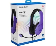 PDP AIRLITE LAIDINĖS STEREO AUSINĖS, SKIRTOS „PLAYSTATION“ – ULTRA VIOLETINĖ