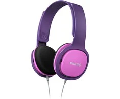Vaikiškos ausinės Philips SHK2000PK/00 Rožinės ir violetinės