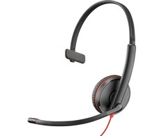 Ausinės Poly Blackwire C3215 USB-C Single (209750-22)