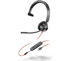 Ausinės Poly Blackwire 3315 USB-A Juodas