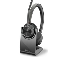 POLY Voyager 4320 UC, Belaidis, Biuras / Skambučių centras, 162 g, Ausinės su mikrofonu, Juoda
