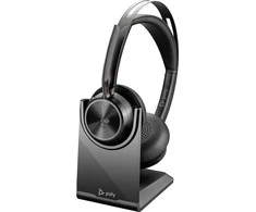 HP Poly Voyager Focus 2-M USB-C-C Ausinės USB-C/A Adapteris Charging Stovas