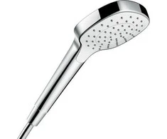 Hansgrohe Croma Select E 110 1jet dušo galvutė, EcoSmart 9 l/min, chromas/balta