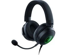 Žaidimų Ausinės Razer Kraken V3 HyperSense, USB jungtis, Chroma RGB, Juodos